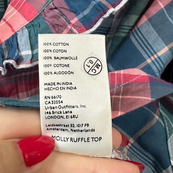 NWT Free People Molly Ruffle Top, Size XS - Picture 8 of 10